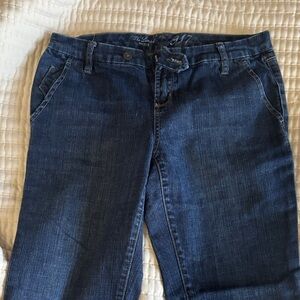 The Limited Dark Blue Boyfriend Jeans